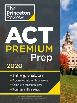 cover image of Princeton Review ACT Premium Prep, 2020